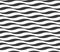 Seamless wave pattern. Abstract modern wavy background. Black and white curved line stripes