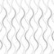 Seamless Wave and Stripe Pattern. Black and White Regular