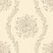 Seamless wavy floral pattern