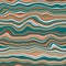 Seamless wavy stripe surface pattern design for print