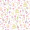 Seamless wedding pattern