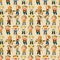 Seamless west cowboy pattern