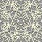 Seamless White oriental pattern with four-pointed stars. Islamic background. Arabic line art texture