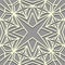 Seamless White oriental symmetry pattern with four-pointed stars. Islamic background. Arabic line art texture
