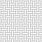 Seamless wicker pattern - vector geometric background
