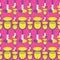 Seamless Wine Glass Pattern