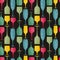 Seamless wineglass background