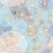 Seamless Winter Pattern with beautiful berry sprays and fir branches