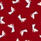 Seamless Winter Pattern ,Christmas Angel