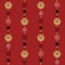 Seamless winter pattern with snowflakes