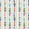 Seamless winter people pattern