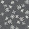 Seamless winter snowflake background pattern. Simple gender neutral linen nursery festive scrapbook digital paper. Kids