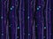 Seamless winter wood forest branches night pattern