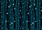 Seamless winter wood forest branches night pattern - christmas trees eve