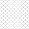 Seamless wired netting fence. Simple black vector illustration on white background