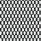 Seamless wired steel grid netting fence pattern black and white isolated, Barbed metal mesh fence prison barrier, Chain link fence