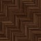 Seamless wood parquet texture herringbone deep brown