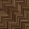 Seamless wood parquet texture thin herringbone dark brown
