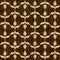 Seamless woven linen damask pattern. Aged sepia tone rustic textile pattern. Burnt umber brown texture background. Rough