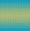 Seamless yellow and blue abstract bold halftone moon phase vector pattern background. Surface pattern design for fabric