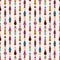 Seamless young girl pattern