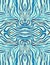 Seamless Zebra Background. Blue African Pattern