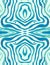 Seamless Zebra Ornament. Blue African Pattern.