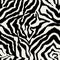 Seamless zebra skin pattern