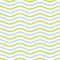 Seamless zigzag pattern of blue and yellow watery waves