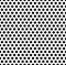 Seamlessly repeatable pattern with dots, circles. Monochrome abs