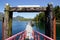 Seaplane and boat docked at Hot Springs Cove, Tofino, Canada