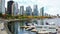 Seaplane in Coal Harbour, Downtown Vancouver, British Columbia, Canada