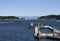 Seaplane docked on Pier, Nanaimo, BC