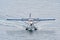 Seaplane/ Float plane motoring on water