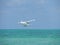 Seaplane over the great barrier reef