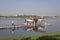 Seaplane parked in Dubai Creek