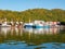 The seaport in the Avacha Bay of Petropavlovsk-Kamchatsky. Kamchatka Peninsula, Russia