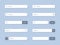 Search bar. Searching internet field, website bars with shadows and empty online search engine box with button vector