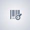 Search for barcode, vector best flat icon