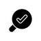 Search black glyph icon