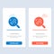 Search, Bone, Science  Blue and Red Download and Buy Now web Widget Card Template