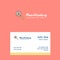 Search bug logo Design with business card template. Elegant corporate identity. - Vector