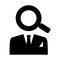 Search businessman icon