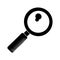 Search discovery observe loupe pictogram