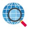 Search Global - Flat color icon.