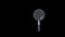 search icon magnifying glass animation loop motion graphics video transparent background with alpha channel