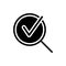 Search icon vector. increase illustration sign. magnifier symbol or logo.