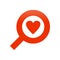 Search Love Symbol
