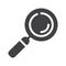 Search magnifying glass icon vector