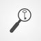 Search password vector icon sign symbol